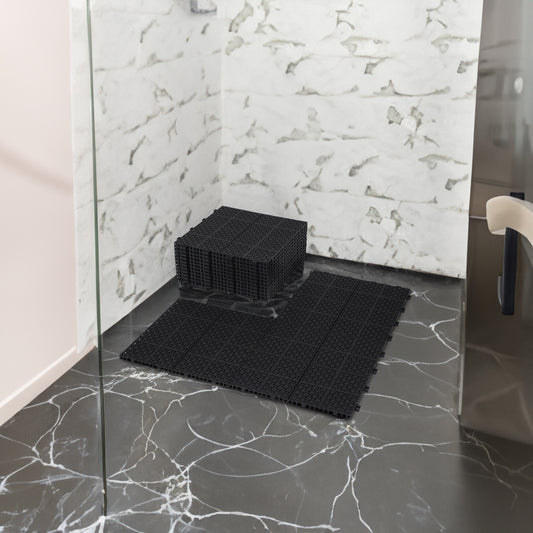 Non-Slip Drainage Floor Tiles for Showers, Patios, and Balconies