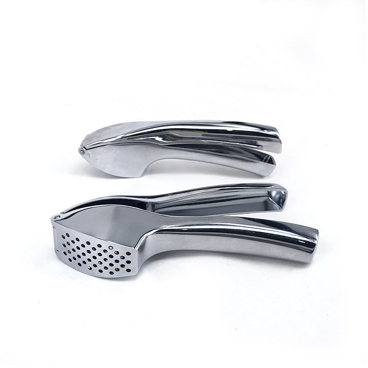Manual Zinc Alloy Garlic Press and Squeezer Kitchen Gadget