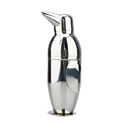 Professional Stainless Steel Penguin Cocktail Shaker - Cute Penguin Cup Drink Mixing Bottle