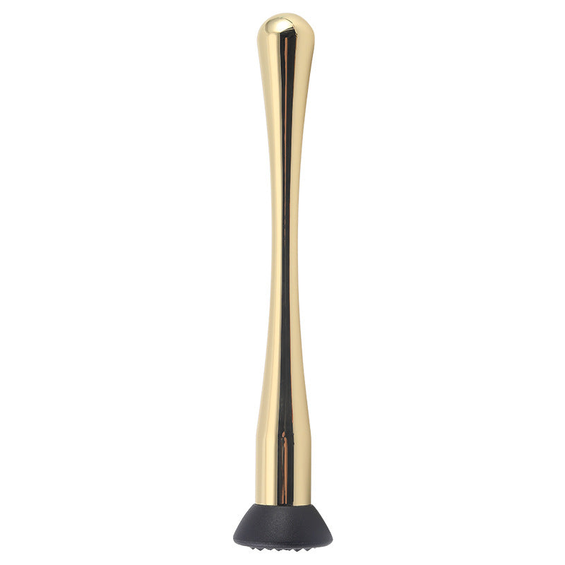 Stainless Steel Cocktail Muddler - Ice Crusher & Fruit Masher Bar Tool for Drink Mixing