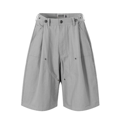 Unisex Loose Fit Paratrooper Cargo Shorts
