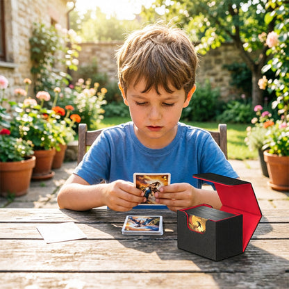 Magnetic Trading Card Storage Box | 100+ Sleeved Card Capacity Case