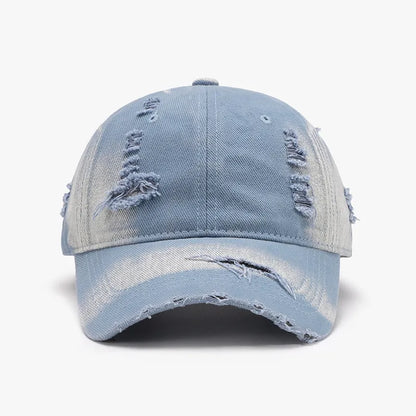 Distressed Vintage Cotton Baseball Cap | Adjustable Dad Hat for Men & Women