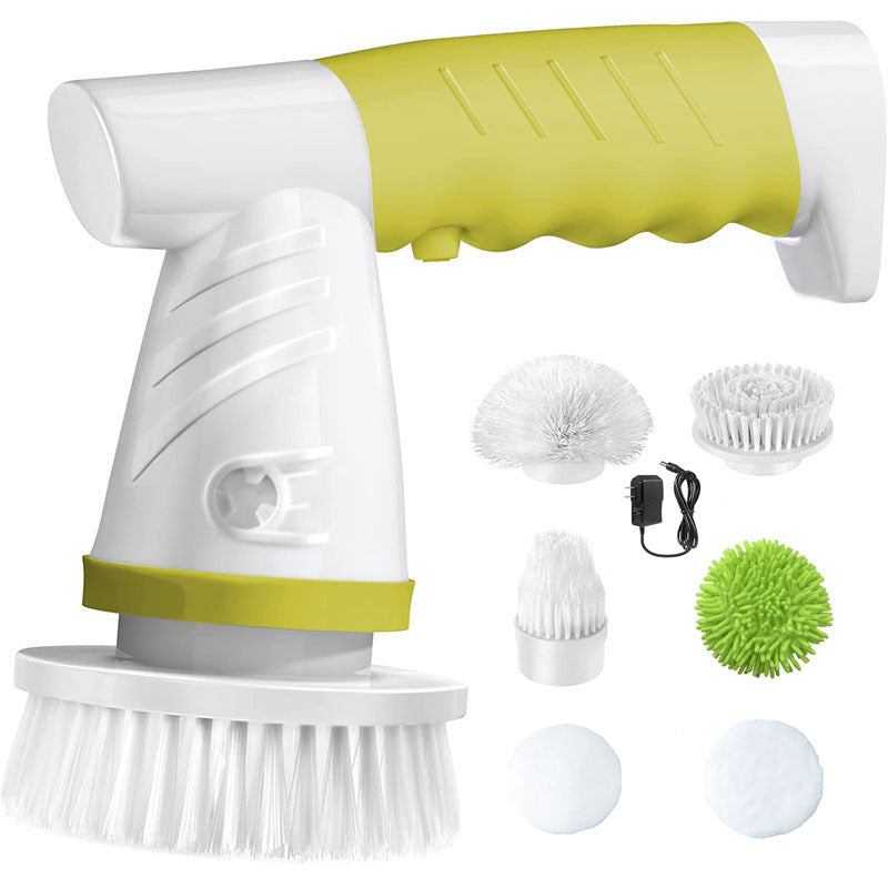 5-in-1 Handheld Electric Cleaning Brush – Multipurpose Power Scrubber for