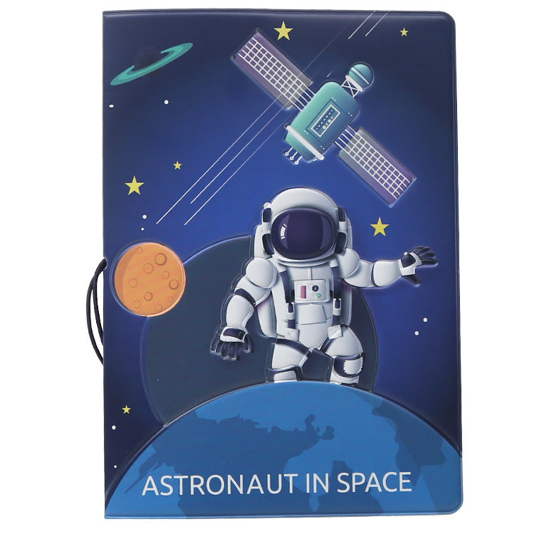 Creative Stereoscopic Space/Astronaut Passport Holder - Travel Document Protection Set