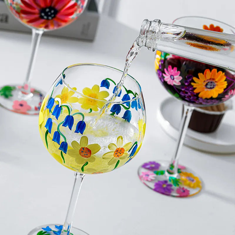 Creative Crystal Glass Champagne/Wine Drinkware for Household Use
