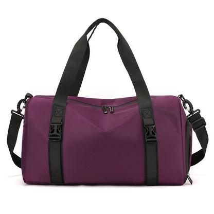 Waterproof Dry/Wet Separation Travel & Sports Duffel Bag (Pink)