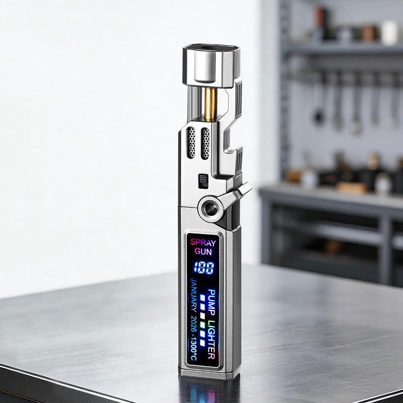 Windproof High-Temperature Outdoor Torch Lighter | Metal Body Jet Flame