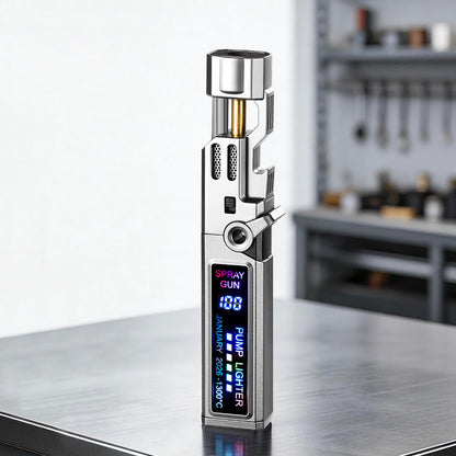 Windproof High-Temperature Outdoor Torch Lighter | Metal Body Jet Flame