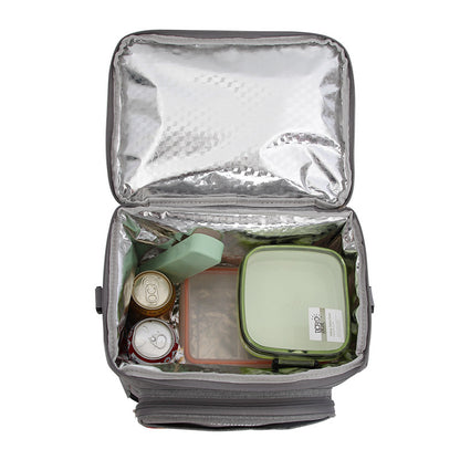 Insulated Lunch Cooler Bag - Large Capacity Thermal Meal Bag for Work, Picnic & Travel