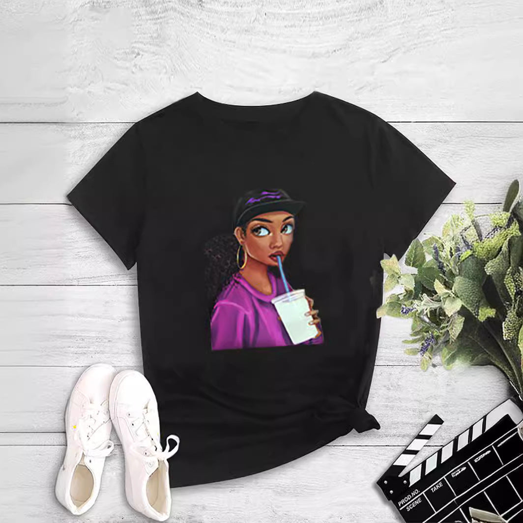 Women's Sassy Slogan Graphic T-Shirt - Fashion Casual Top