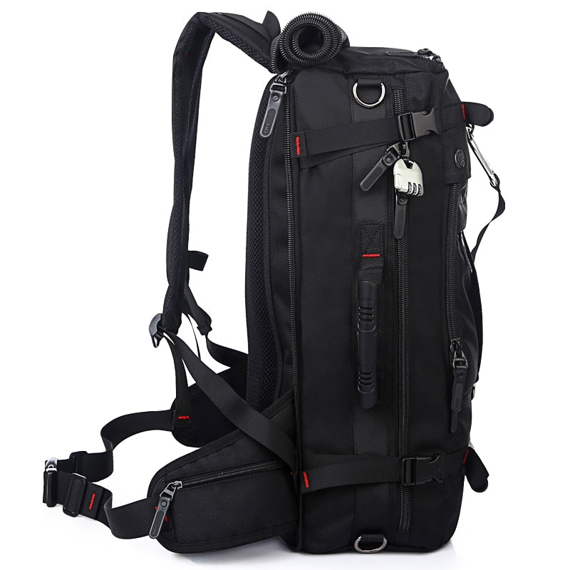 KAKA Men Backpack Travel Bag – Large Capacity Versatile Utility Mountaineering