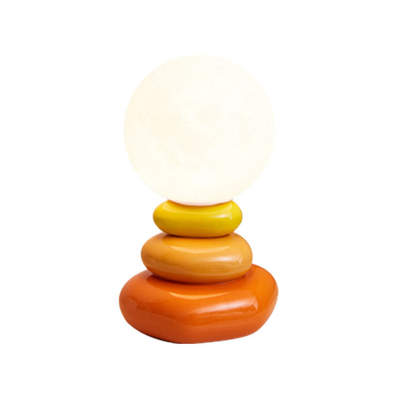 Creative Zen Stone Ceramic Lamp - Aesthetic Stonehenge Atmosphere Light for Bedroom & Living Room