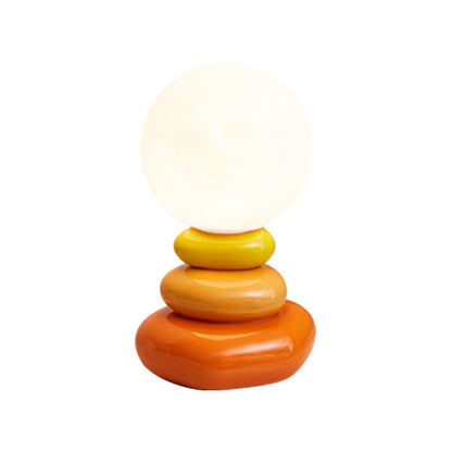 Creative Zen Stone Ceramic Lamp - Aesthetic Stonehenge Atmosphere Light for Bedroom & Living Room
