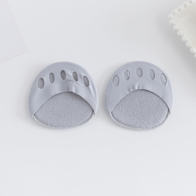 Silicone High Heel Half Sole Socks - Invisible Forefoot Cushions for Women