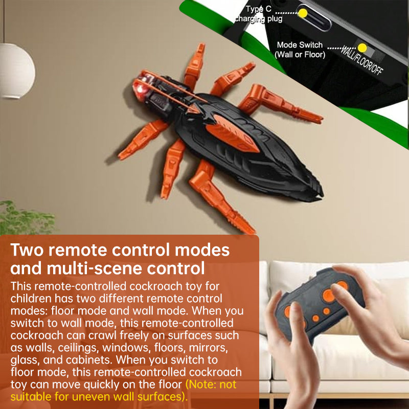 Remote Control Climbing Gecko Robot | Realistic Animated Spider Toy for Glass & Smooth Walls | Christmas Gifts