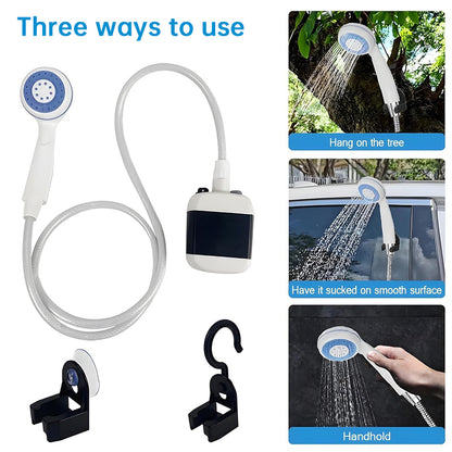 USB Rechargeable Portable Shower Pump | Outdoor Camping Bathing Kit