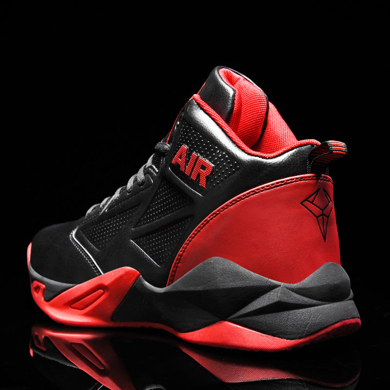 Men's Mid Top Basketball Shoes - High Performance Casual Sports Running Sneakers