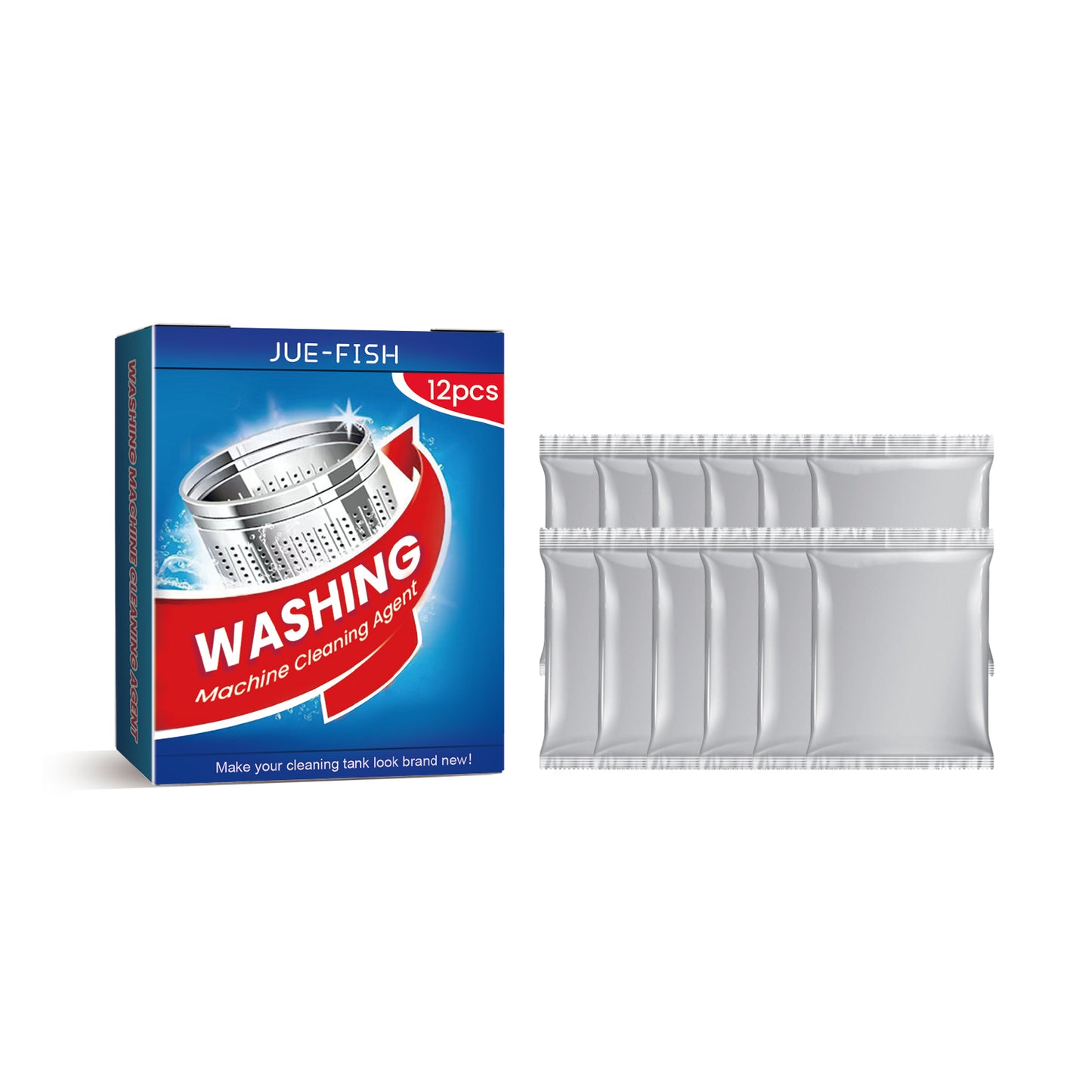 Washing Machine Tank Deep Cleaner | Anti-Bacterial Deodorizing Effervescent Sheet