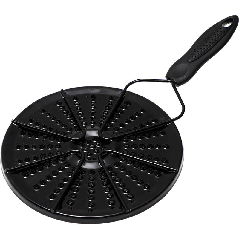 Japanese Style Gas Stove Heat Diffuser Plate - Enamel Thermal Conductivity Plate for Even Heating & Pot Protection