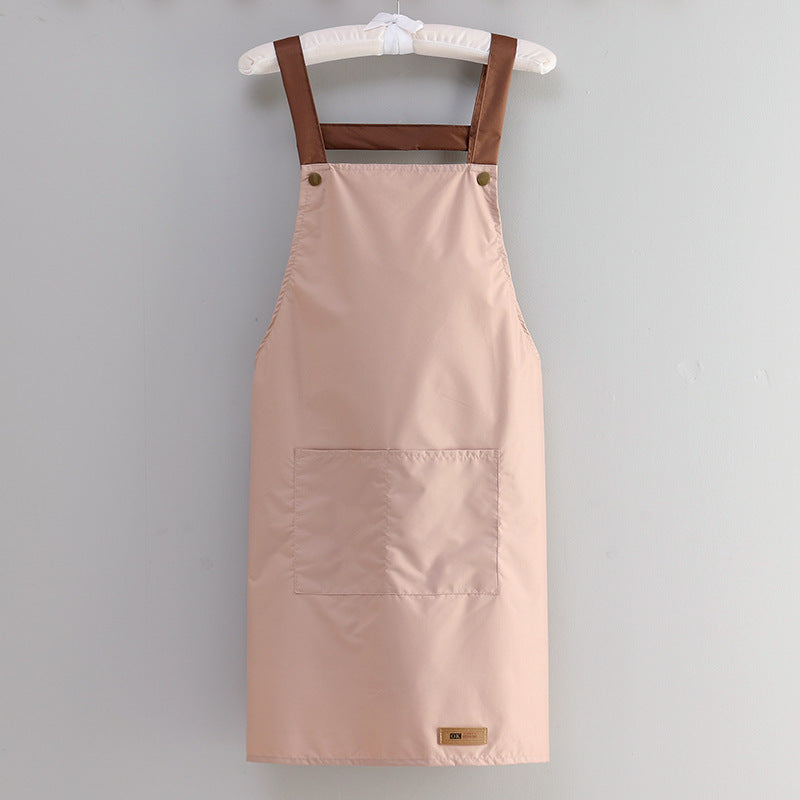 Professional Waterproof & Oil-proof Kitchen Apron for Cooking - Adjustable Waist Design