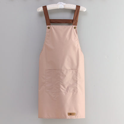 Professional Waterproof & Oil-proof Kitchen Apron for Cooking - Adjustable Waist Design