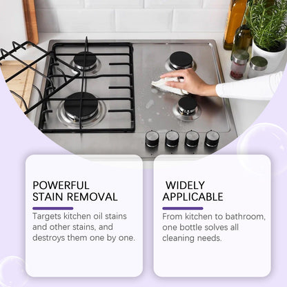 Powerful Multi-Purpose Kitchen Cleaner Spray - Grease & Heavy Oil Stain Remover