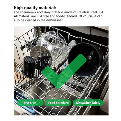 Multifunctional Food Cutter Set for Thermomix TM5 TM6 - Professional Vegetable Chopper & Slicer