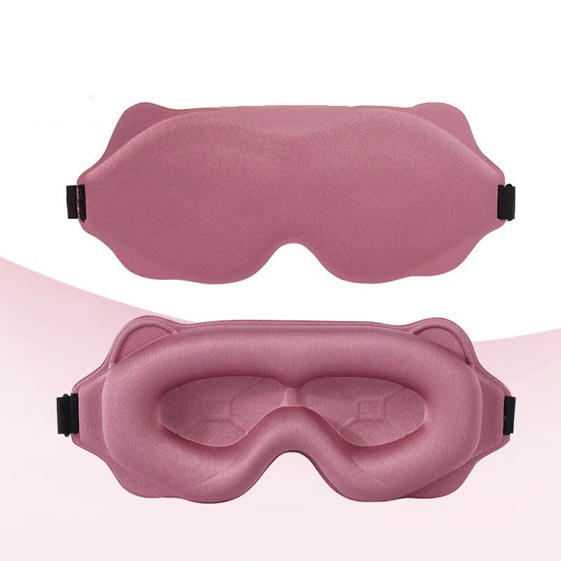 3D Contoured Blackout Sleep Mask | Breathable Deep Concave Protective Eye Goggles