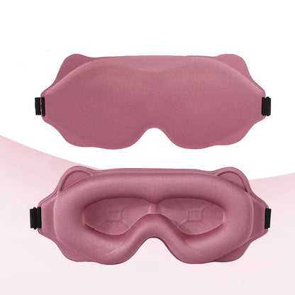 3D Contoured Blackout Sleep Mask | Breathable Deep Concave Protective Eye Goggles