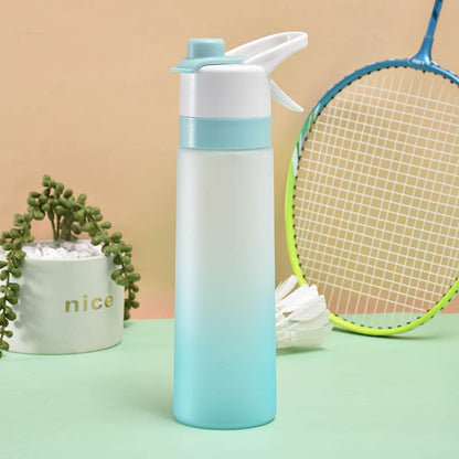 700ml Frosted Spray Water Bottle - Outdoor Sports Cooling Kettle