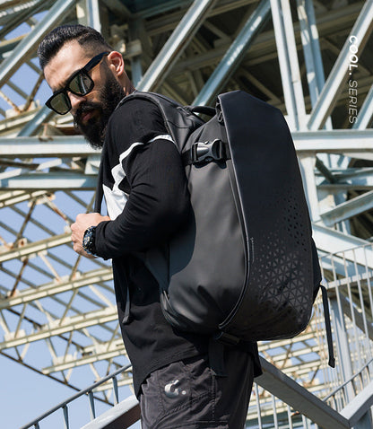 TANGCOOL Large Capacity Men's Travel Backpack with USB Charging Port