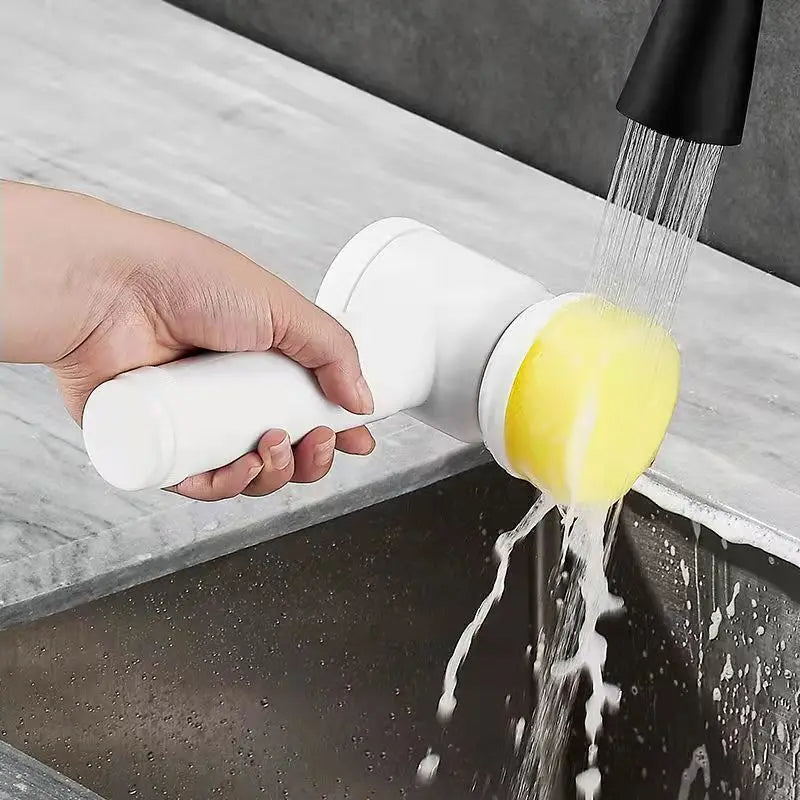 5-in-1 Handheld Electric Cleaning Brush - USB Rechargeable Power Scrubber