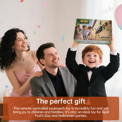 Remote Control Climbing Gecko Robot | Realistic Animated Spider Toy for Glass & Smooth Walls | Christmas Gifts