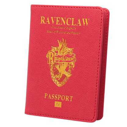 Marvel/DC Hero Inspired Passport Holder & Ticket Wallet (Red) - Travel Document Organizer