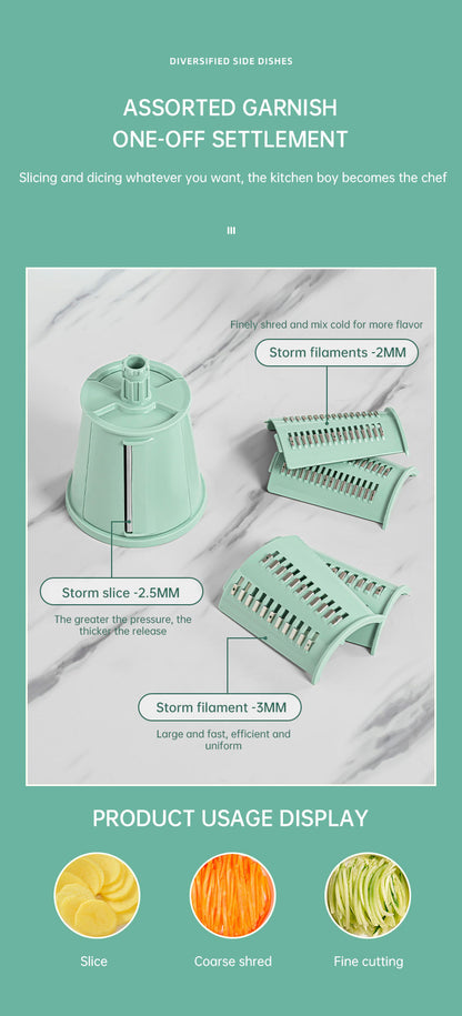 Professional Kitchen Shredder with Strong Suction Base