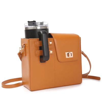 Outdoor Portable Insulated Bottle Bag | Crossbody Tumbler Cup Holder