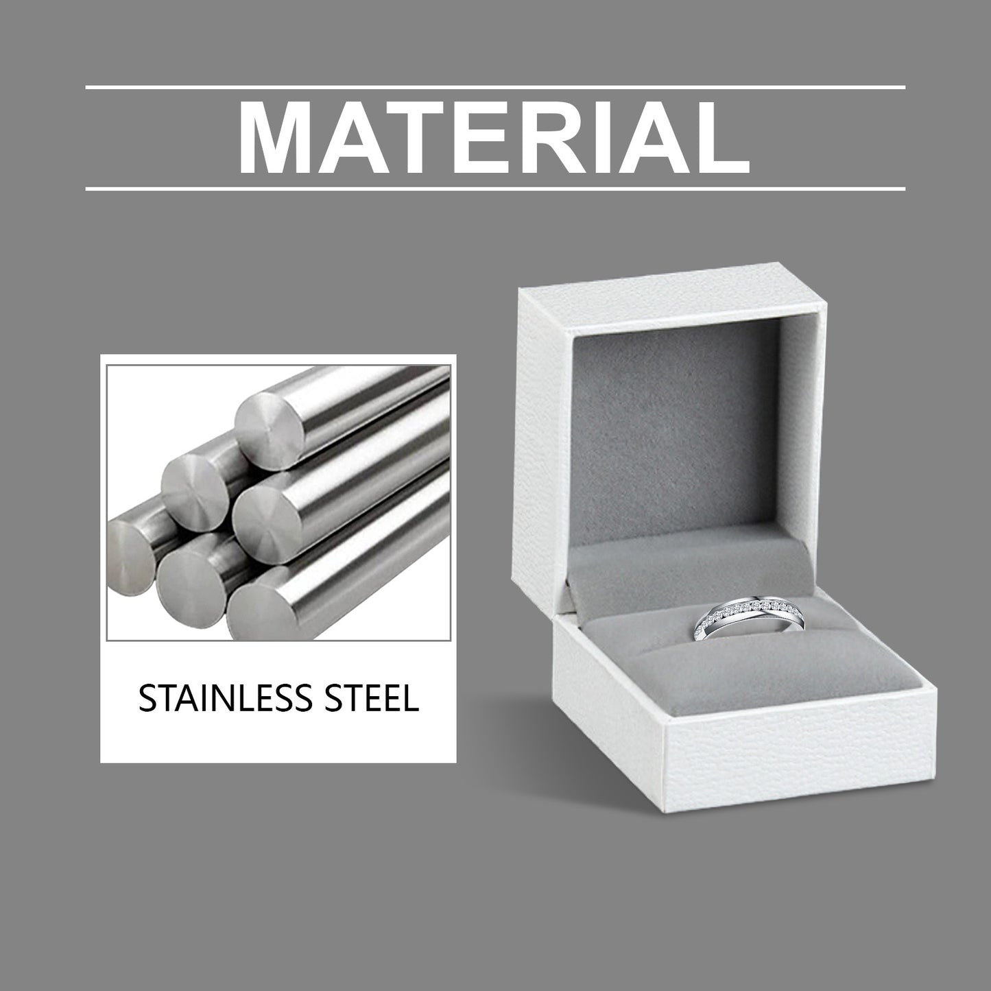Hoexe Silver Dot Diamond Ring - Luxury Comfort Fit for Men & Women