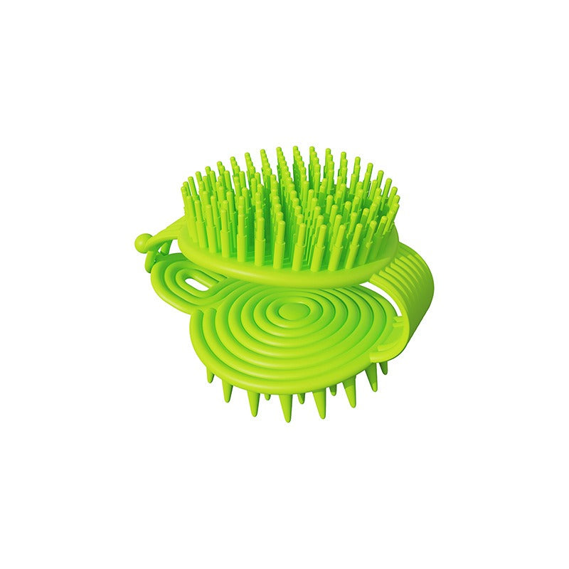 Premium Ultra-Soft Silicone Scalp Massager & Shampoo Brush – Double-Sided Bath Scrubber for Adults & Kids