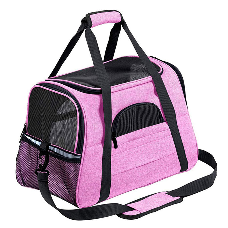 Premium Expandable Pet Carrier - Lightweight Mesh Travel Bag for Cats, Puppies & Small Pets
