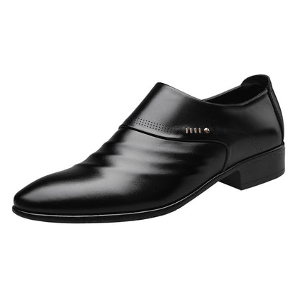 Elegant Pointed Single Dress Shoes for Men