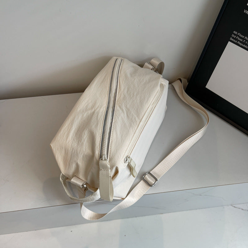 Cute Toast Design Small Backpack (Large Capacity & Crossbody Option)