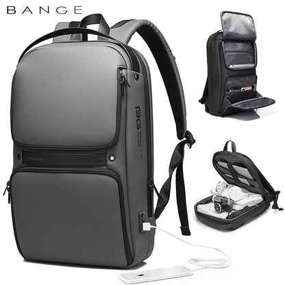BANGE Multi-Functional Waterproof Men's Backpack - Business & Leisure Laptop Bag