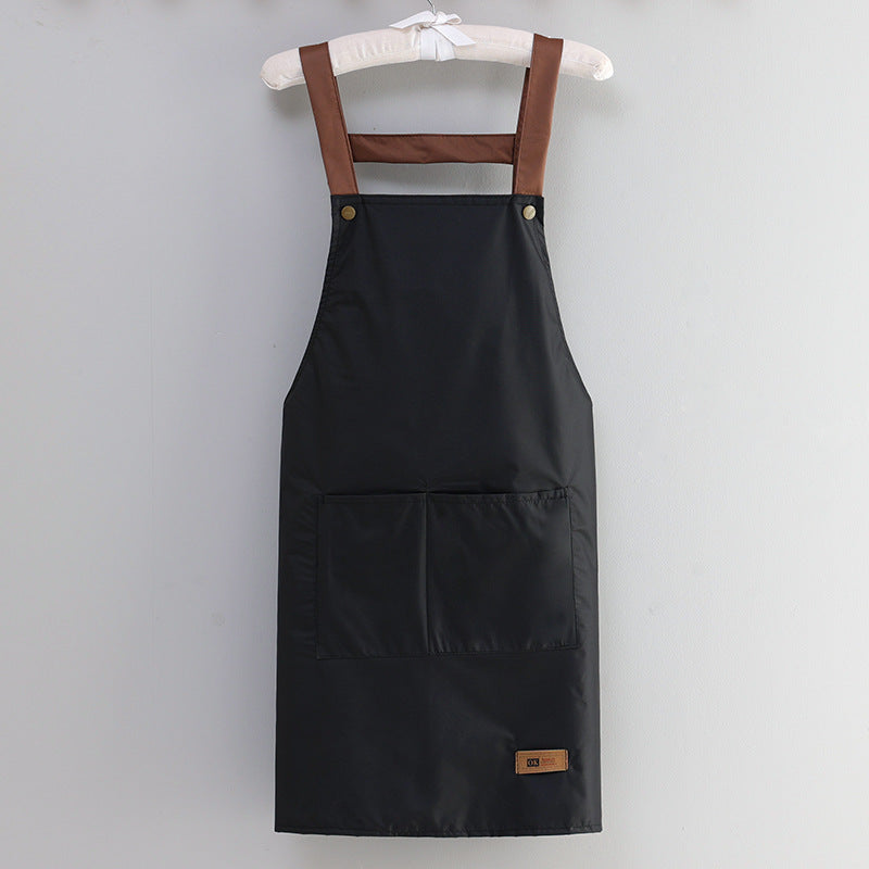 Professional Waterproof & Oil-proof Kitchen Apron for Cooking - Adjustable Waist Design