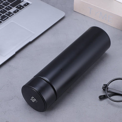 Smart LED Temperature Display Thermos - 500ml Insulated Stainless Steel Water Bottle