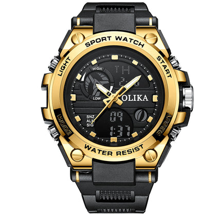 Multifunctional Shock Resistant Sports Watch - Tactical Digital-Analog Student Watch