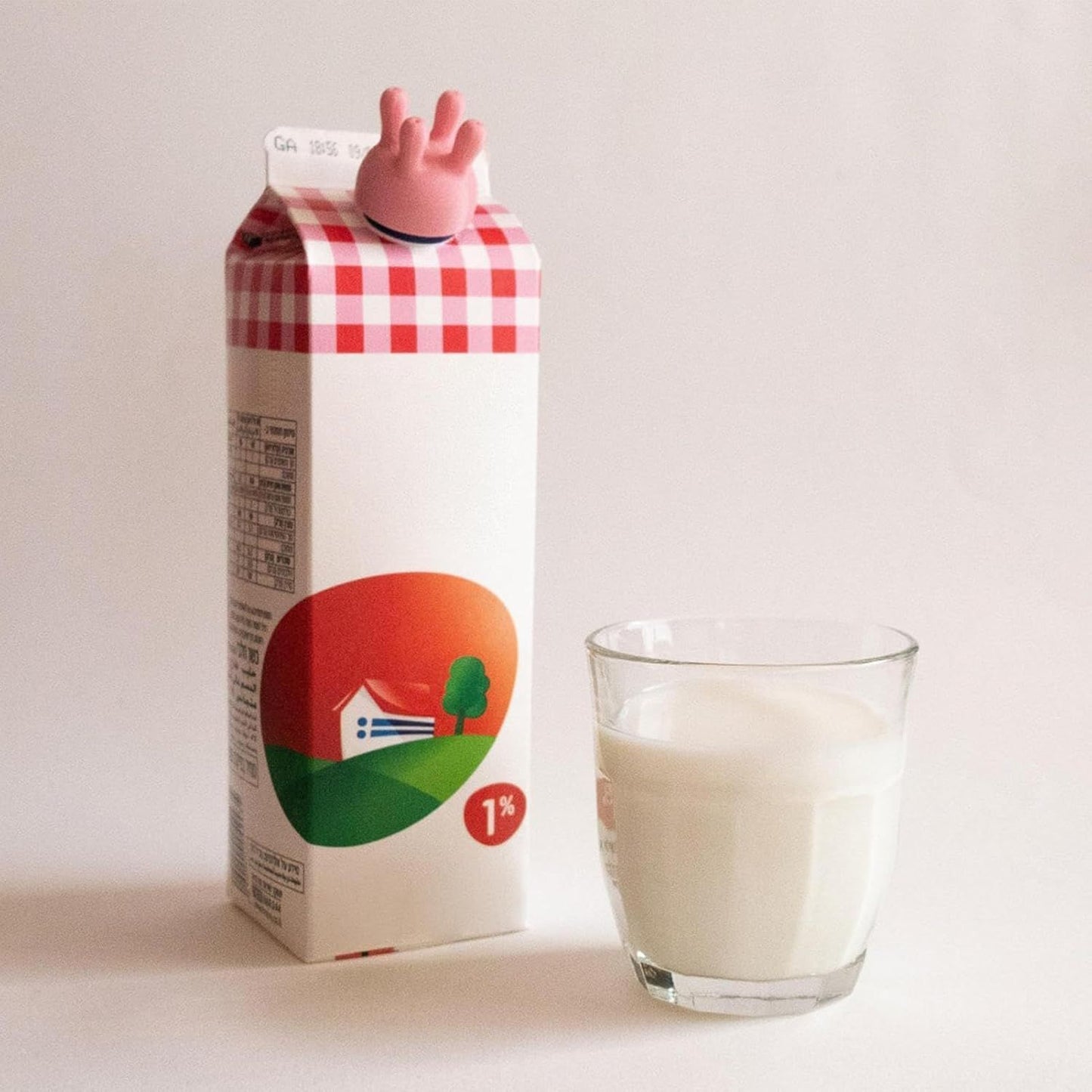 Creative Cow Udder Milk Pourer - Funny Silicone Milk Bottle Cap & Dispenser