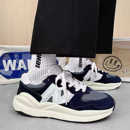 Retro Ancestor Grey Reflective Sneakers - Unisex Trendy Lifestyle Dad Shoes