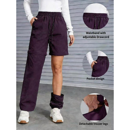Women's Convertible Hiking Pants | Quick-Dry Waterproof Cargo Trousers