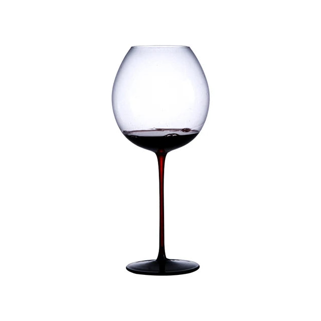 Elegant Creative Black Bow Tie Crystal Wine Glass | High-End Burgundy & Champagne Goblet